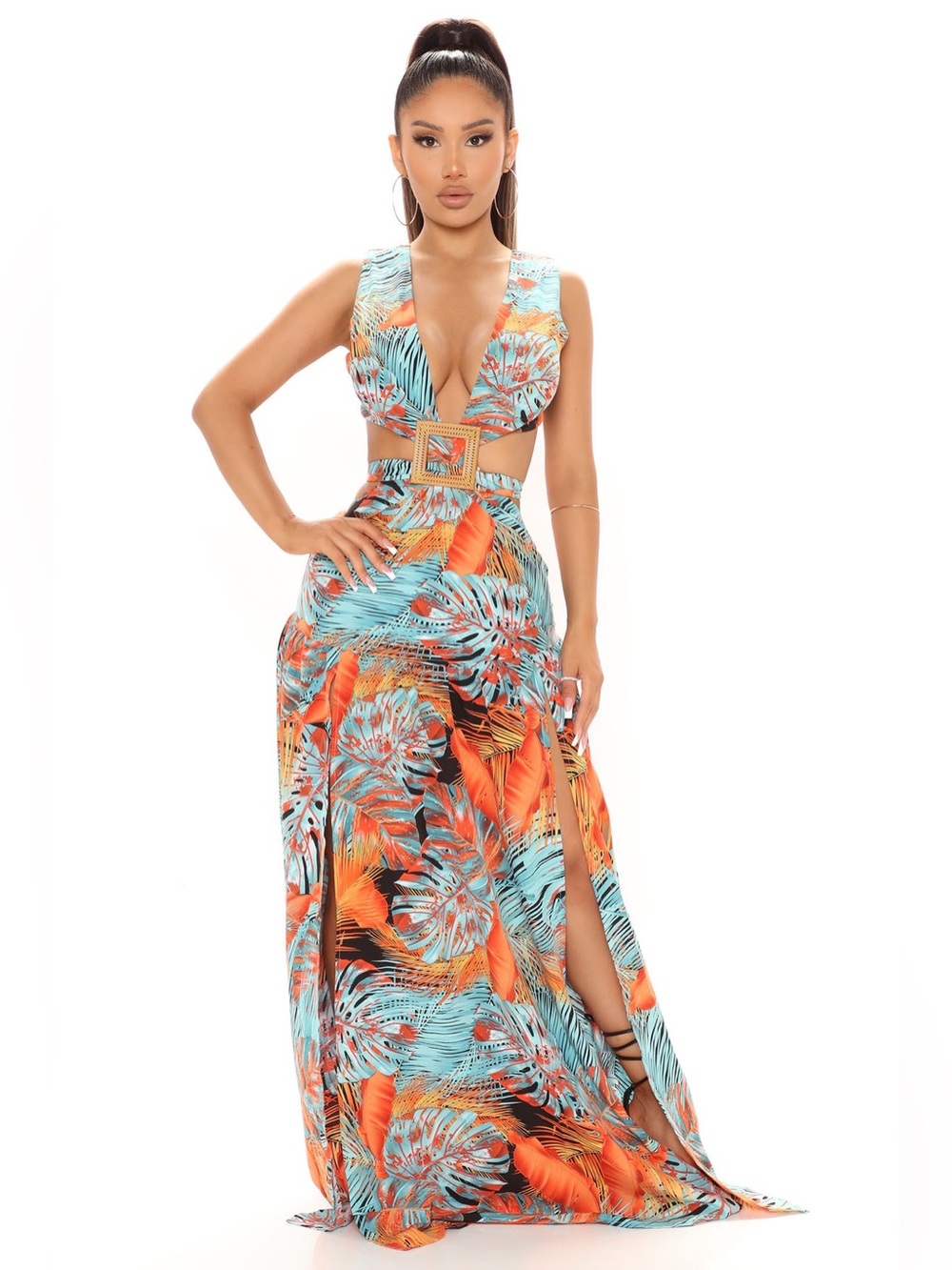Brunch In The Tropics Maxi Dress - Picture 3 of 6